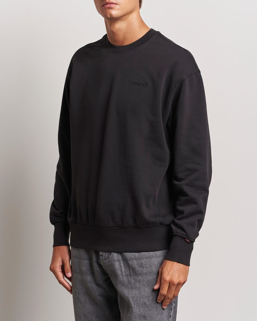 Mies |  | Levi\'s | Garment Dyed Authentic Crew Neck Sweatshirt Black