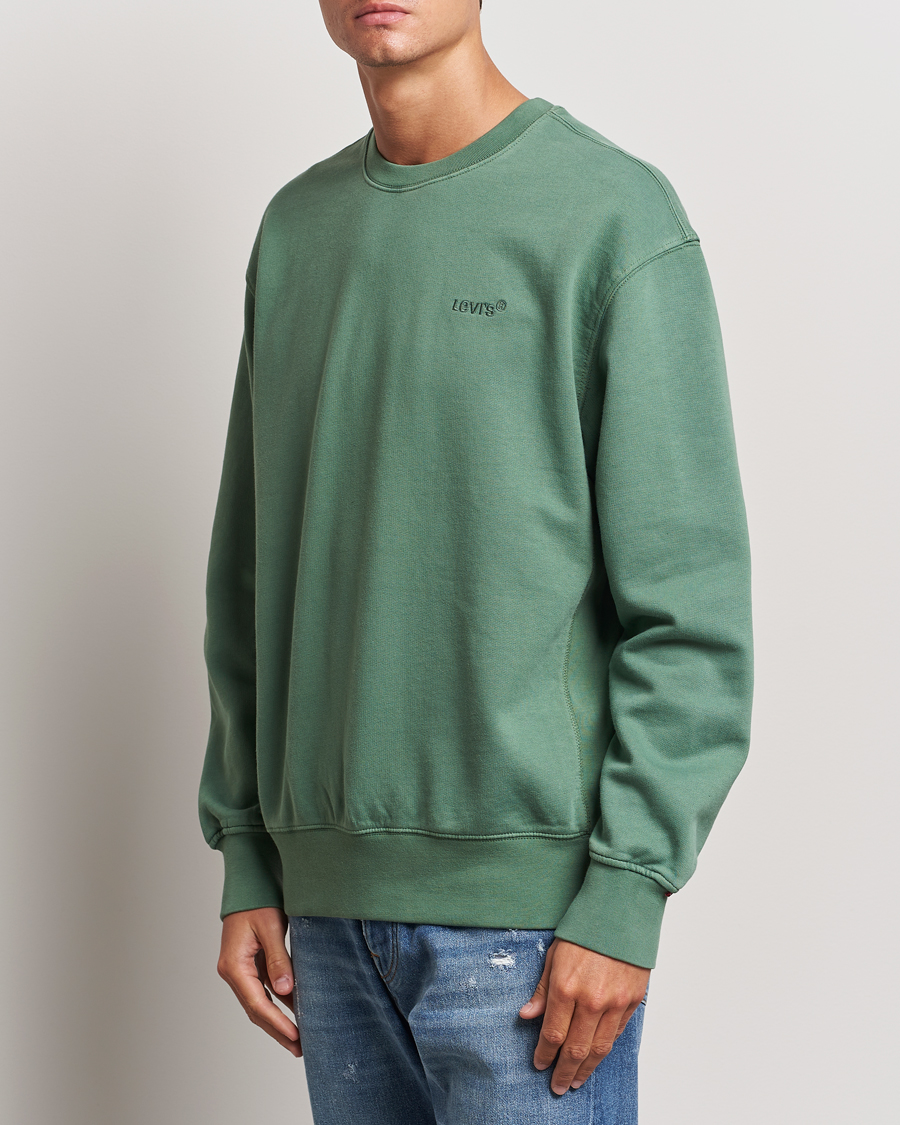 Mies |  | Levi\'s | Garment Dyed Authentic Crew Neck Sweatshirt Myrtle