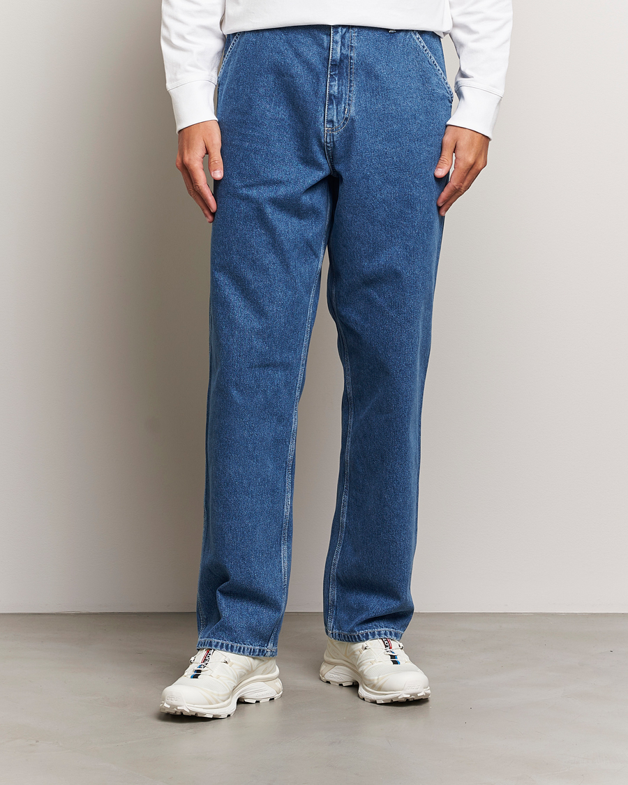 Mies |  | Carhartt WIP | Simple Pant Norco Denim Blue Stone Washed