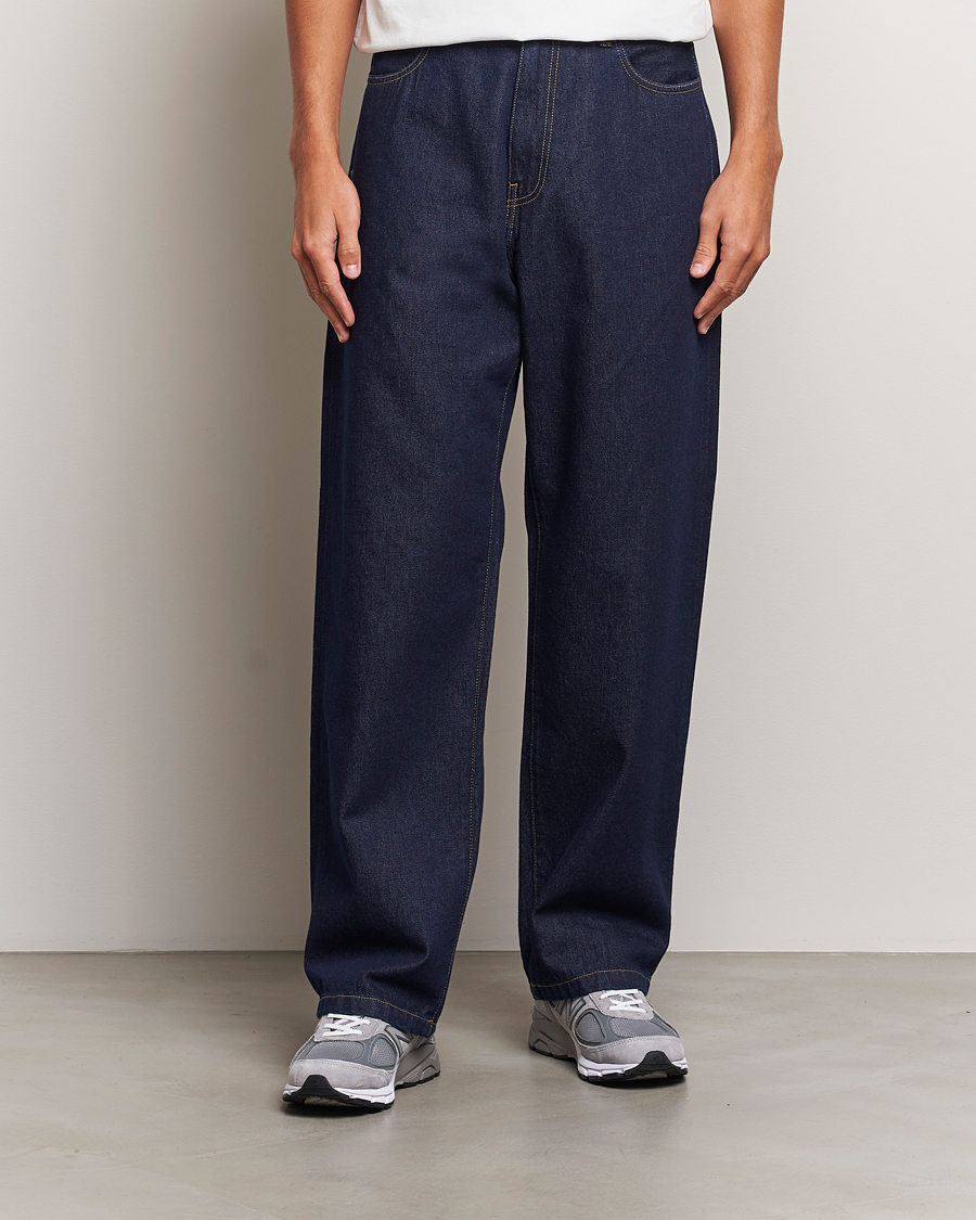 Mies |  | Carhartt WIP | Landon Pant Robertson Denim Blue Rinsed