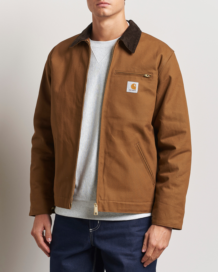 Mies |  | Carhartt WIP | Detroit Jacket Dearborn Canvas Hamilton Brown