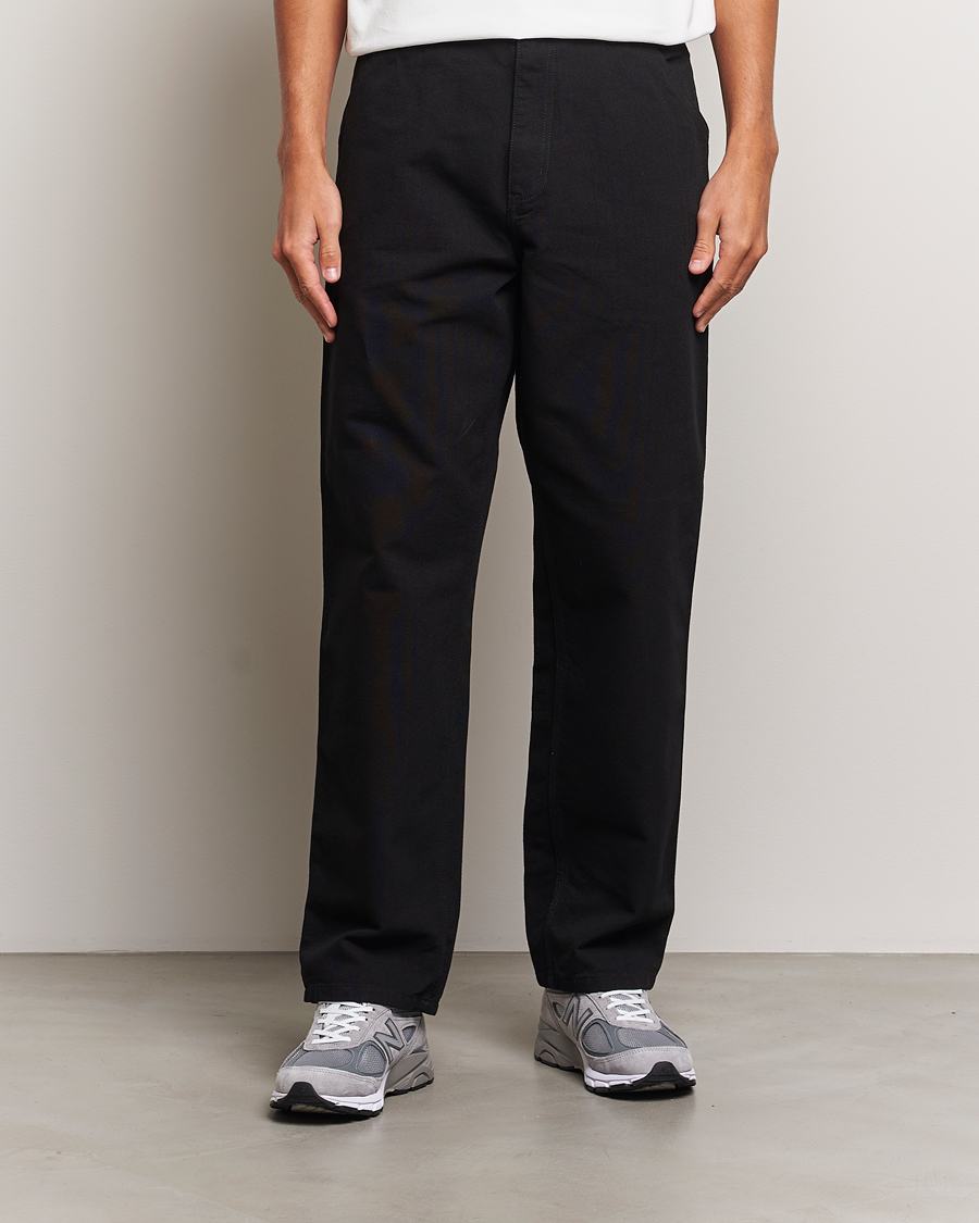 Mies | Housut | Carhartt WIP | Single Knee Pants Dearborn Canvas Black