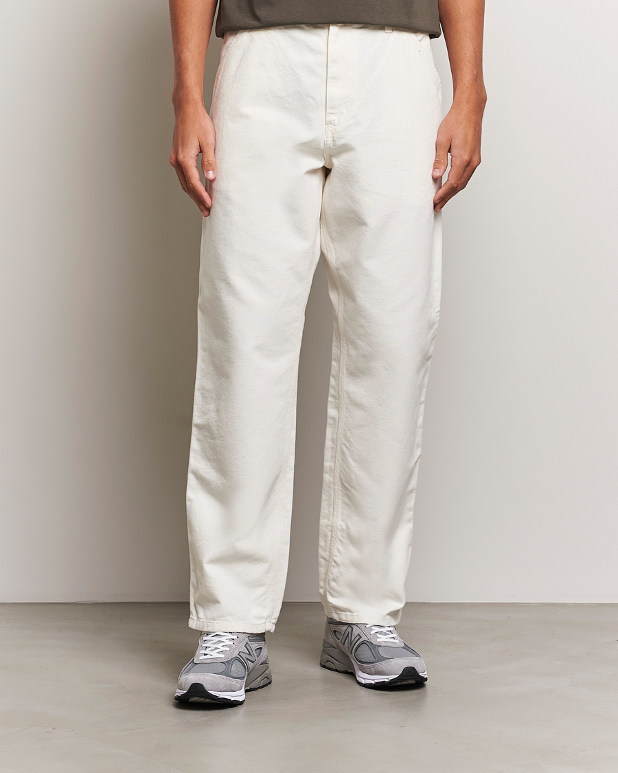 Mies |  | Carhartt WIP | Single Knee Pants Dearborn Canvas Wax