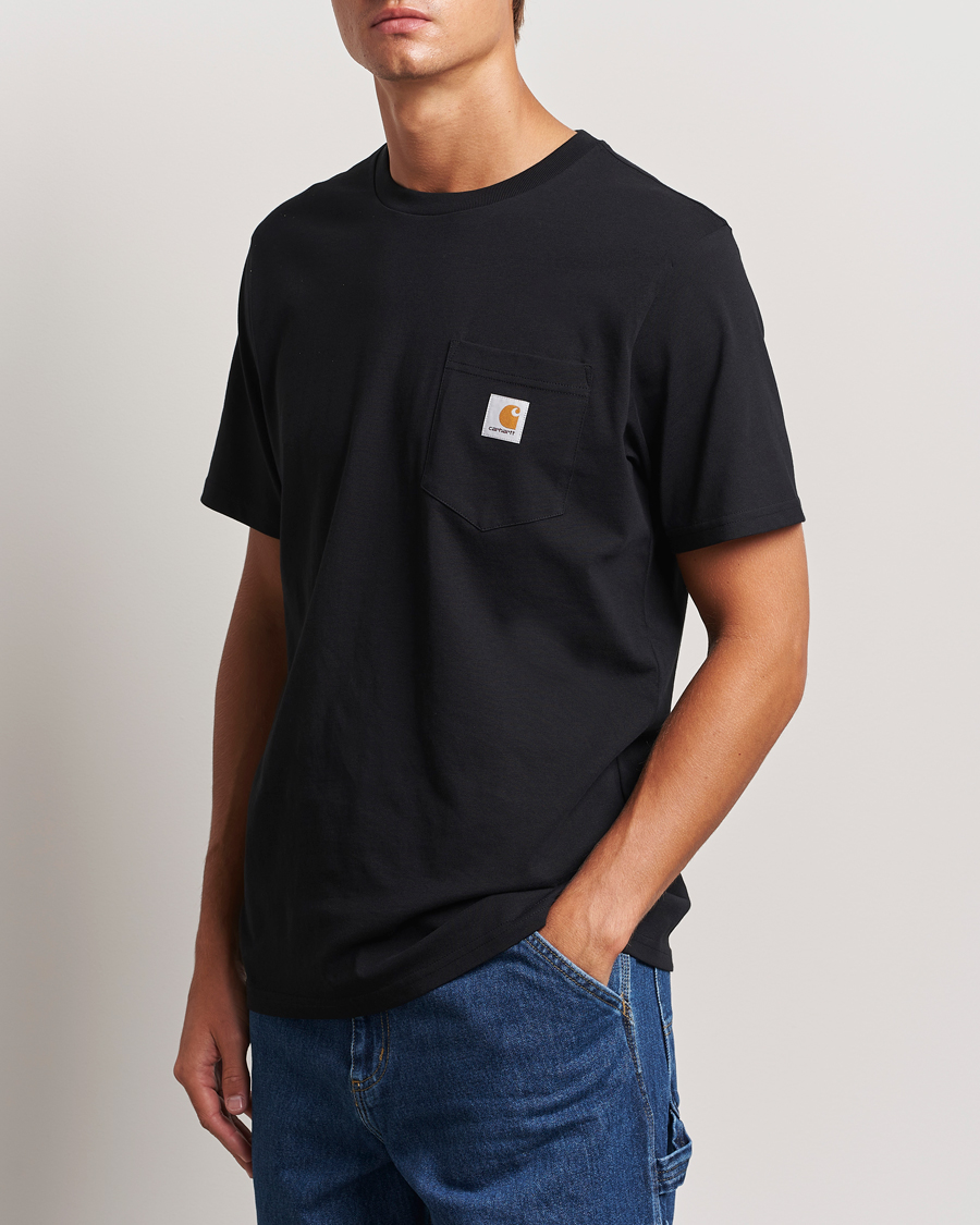 Mies |  | Carhartt WIP | Pocket Cotton T-Shirt Black