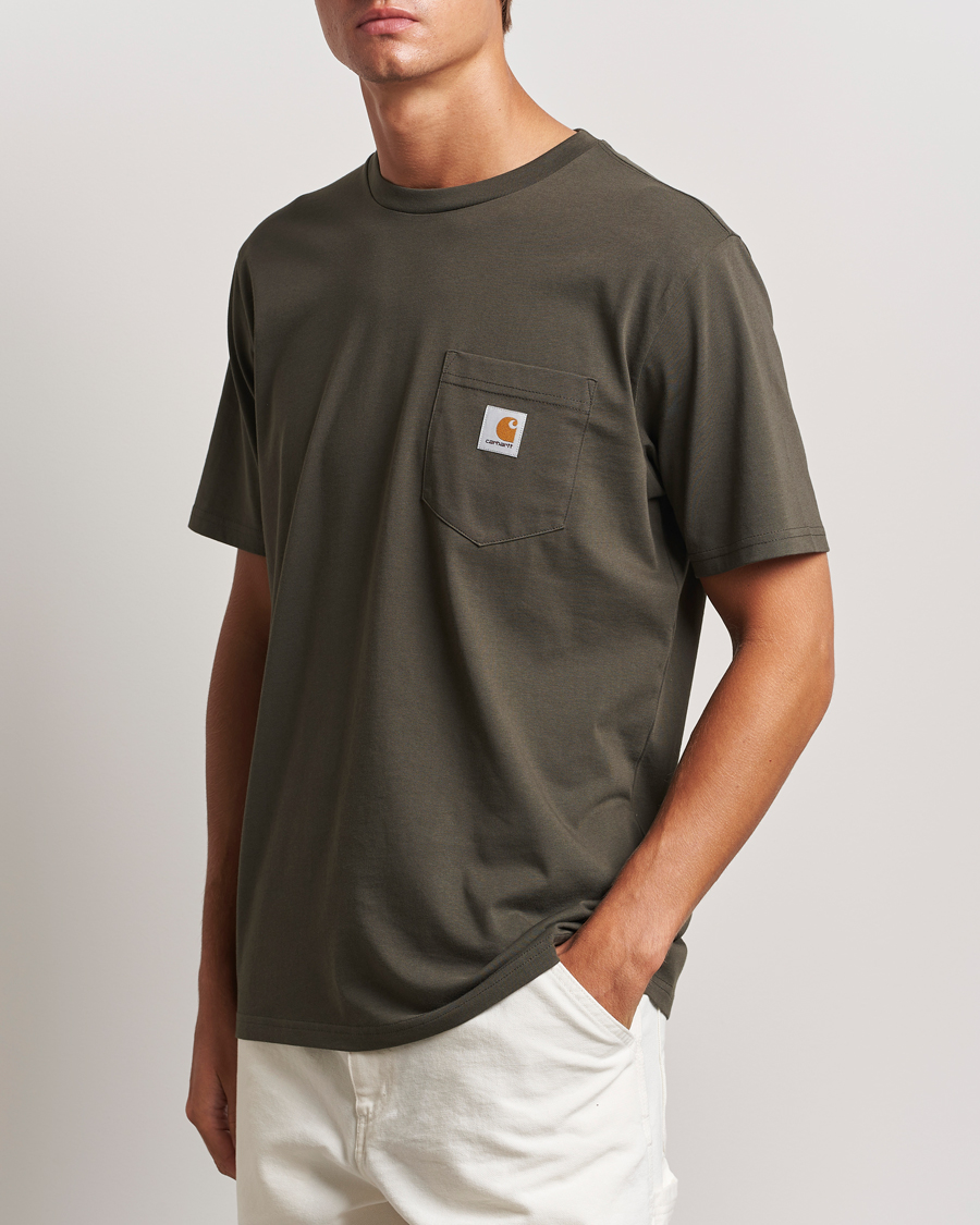 Mies | T-paidat | Carhartt WIP | Pocket Cotton T-Shirt Mirage