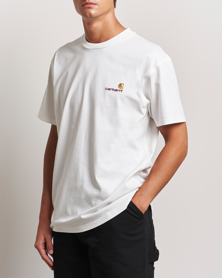 Mies | Vaatteet | Carhartt WIP | American Script Short Sleeve T-Shirt White