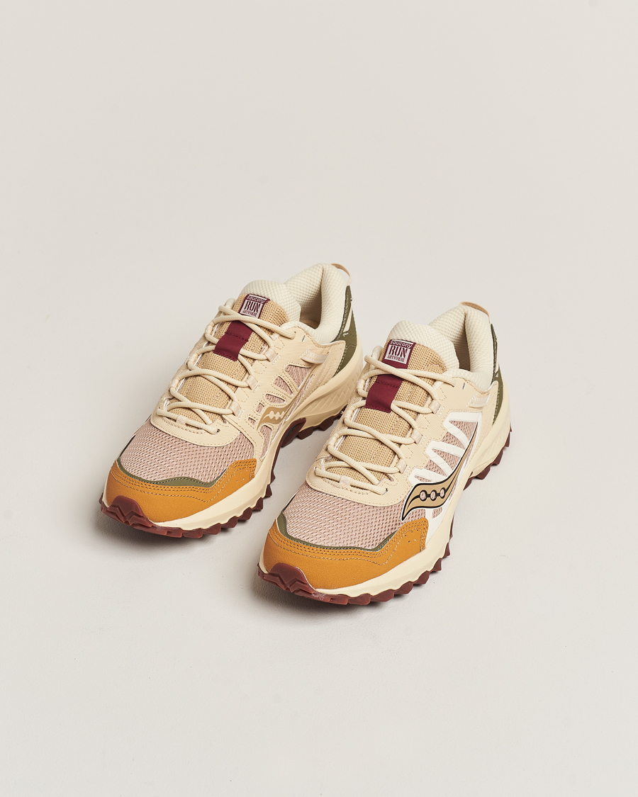 Mies |  | Saucony | Grid Peak Trail Sneaker Tan/Chino Green