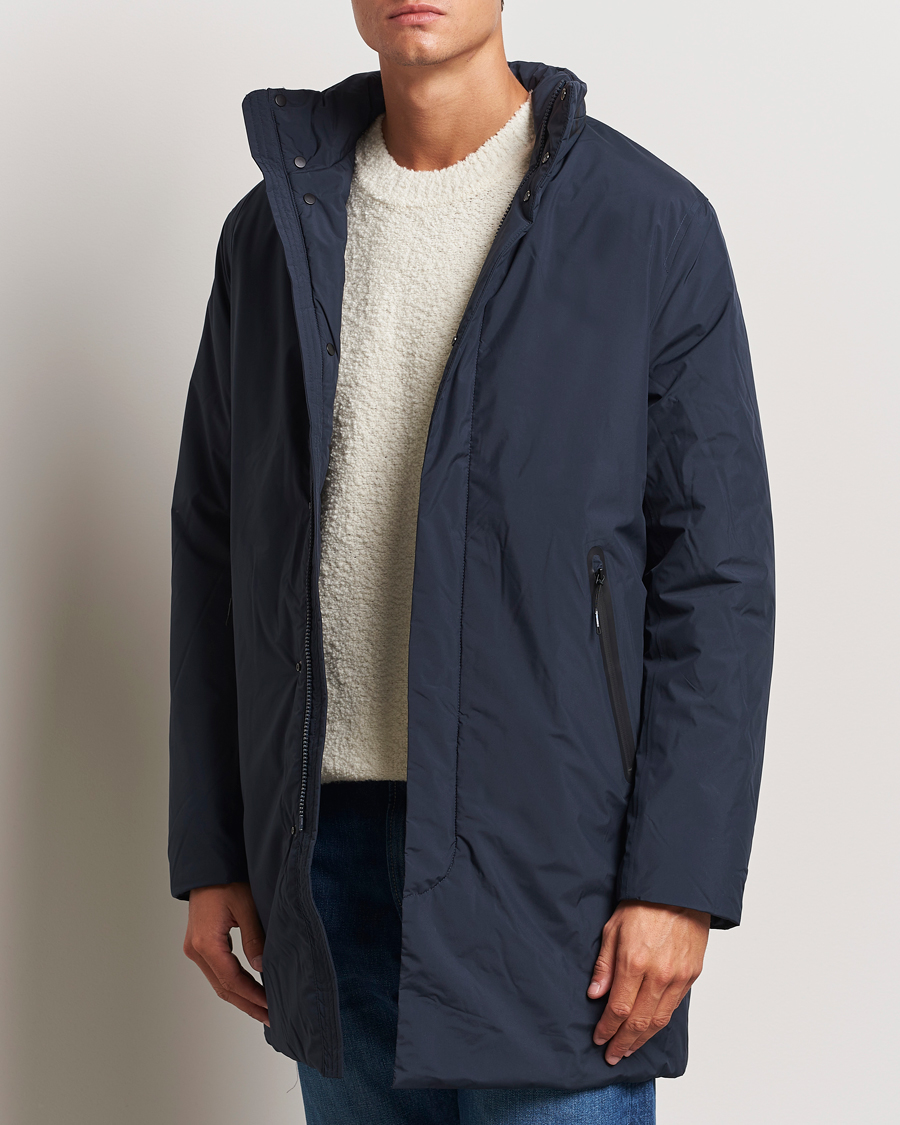 Mies |  | J.Lindeberg | Hollis Tech Coat Navy