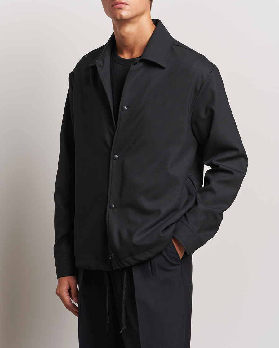 Mies |  | J.Lindeberg | Celian Coach Overshirt Black