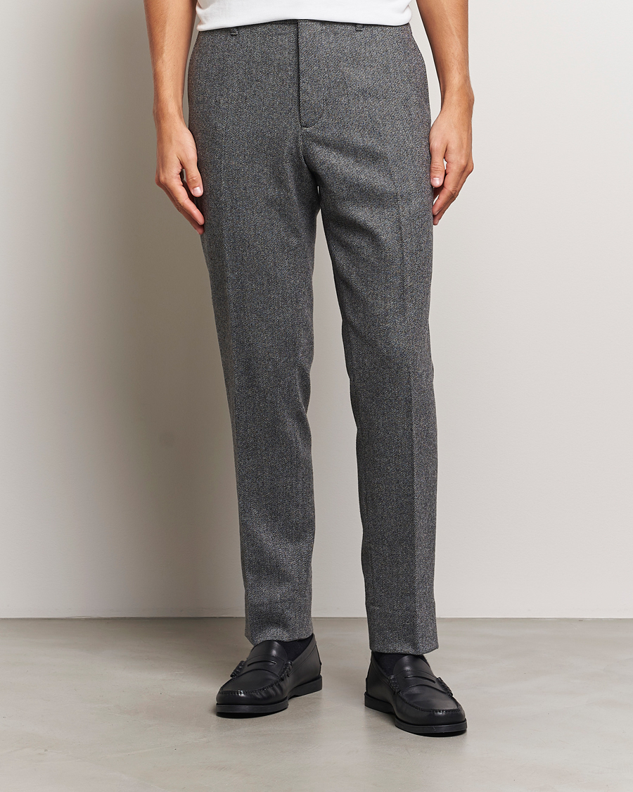 Mies | Flanellihousut | J.Lindeberg | Soren Twill Cash Flannel Pants Night Owl