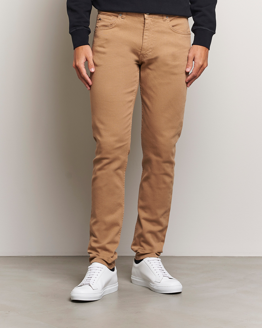 Mies |  | J.Lindeberg | Jay Solid Twill Stretch Jeans Tiger Brown