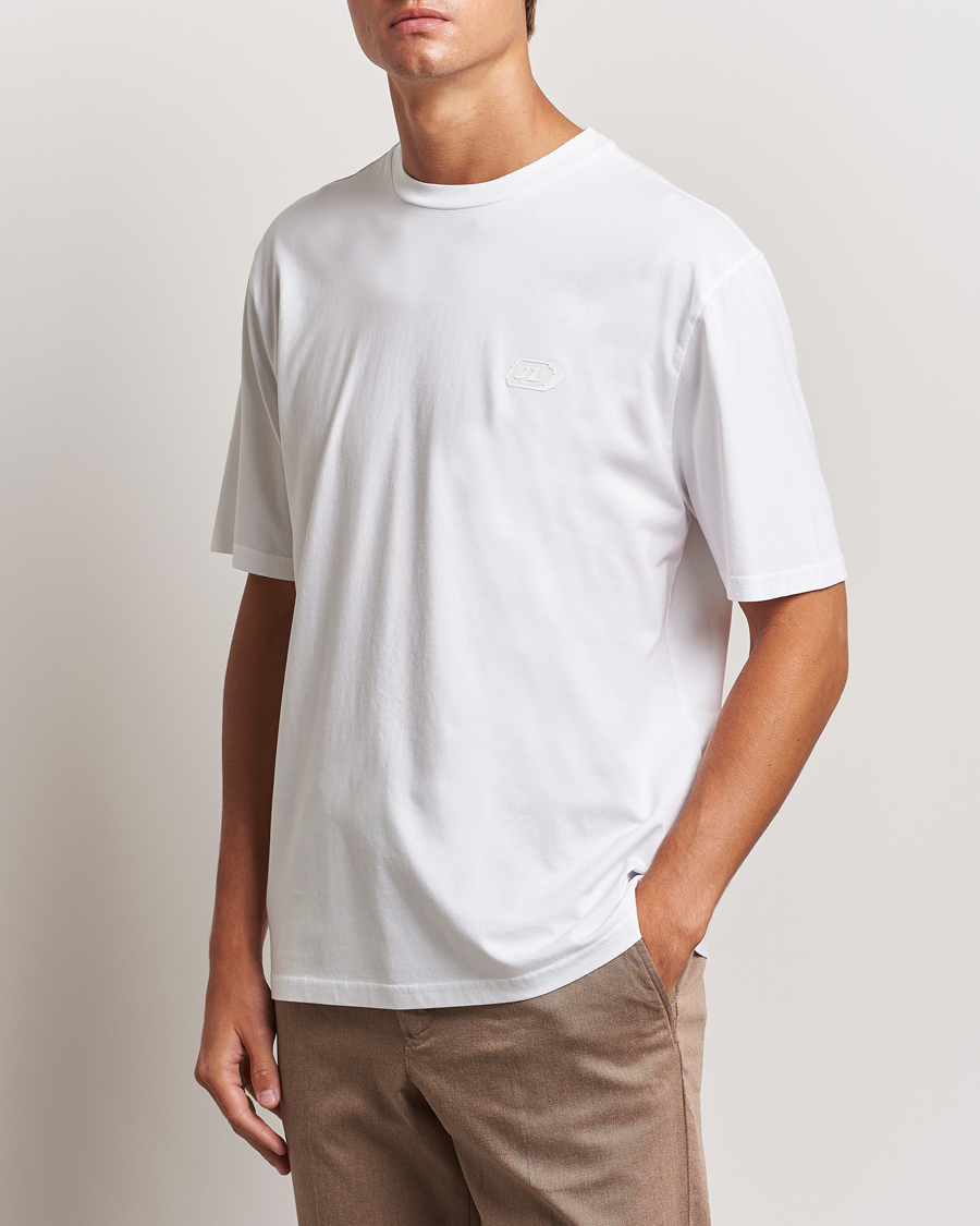 Mies |  | J.Lindeberg | Hale Logo T-Shirt White