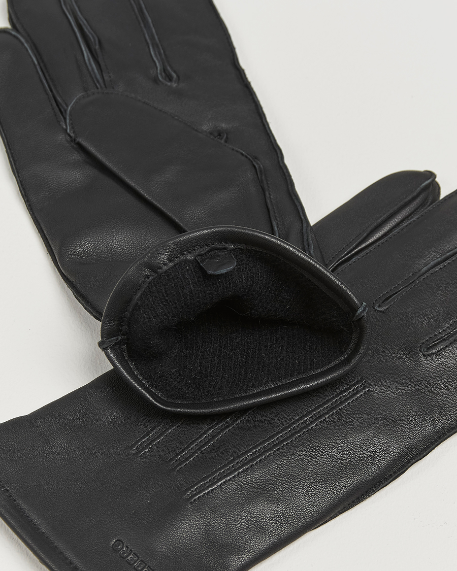 Mies |  | J.Lindeberg | Milo Leather Glove Black