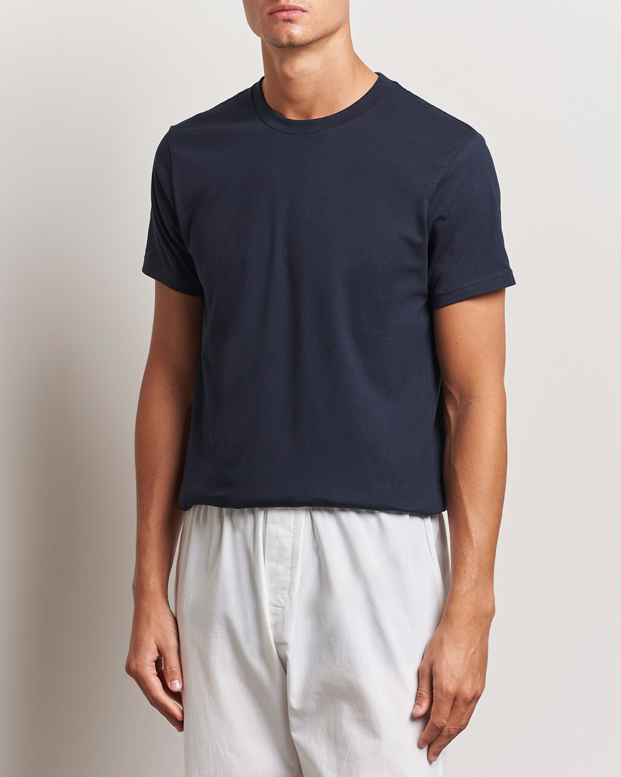 Mies |  | Bread & Boxers | Crew Neck Regular T-Shirt Dark Navy