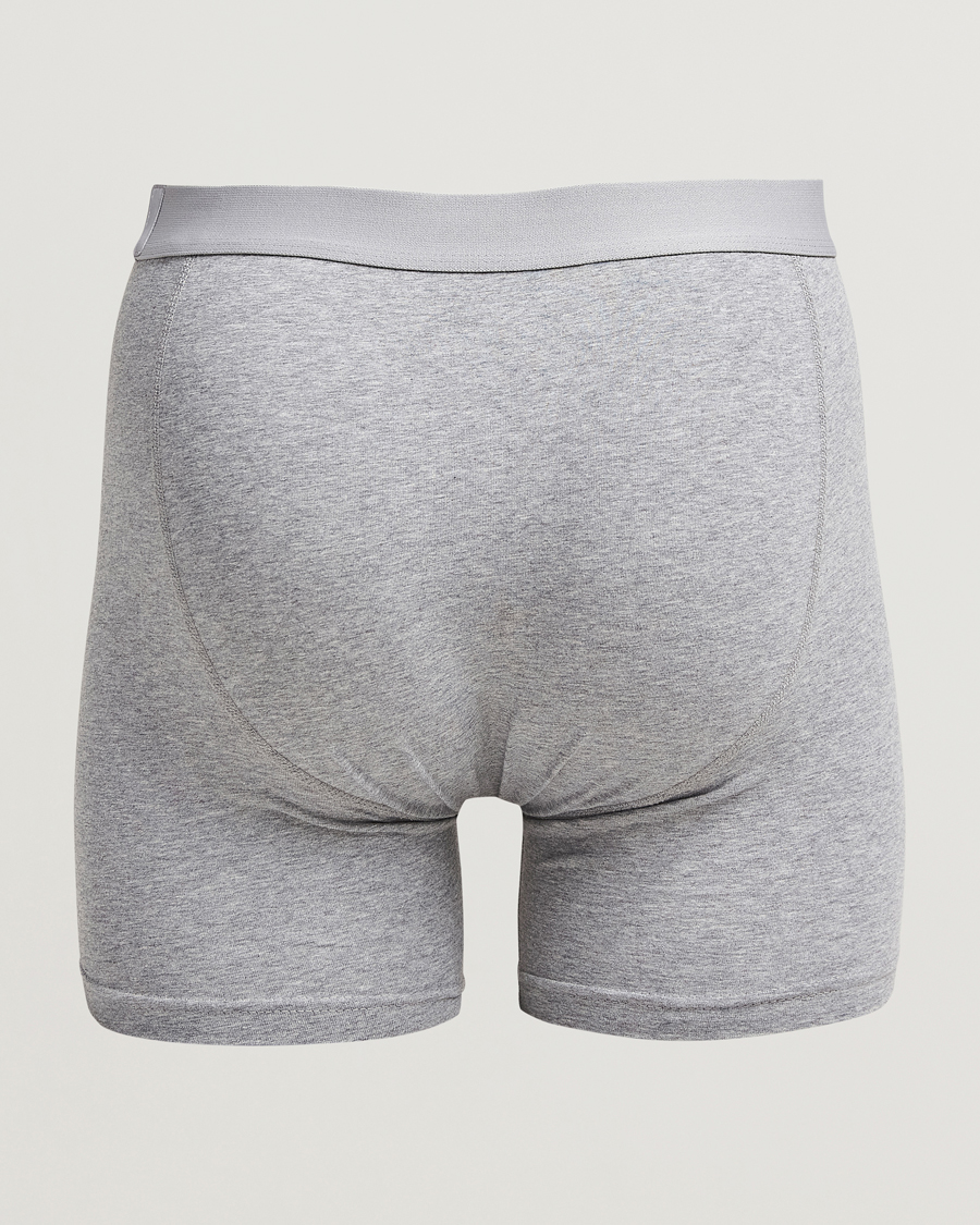 Mies |  | Bread & Boxers | 3-Pack Long Boxer Brief Grey Melange