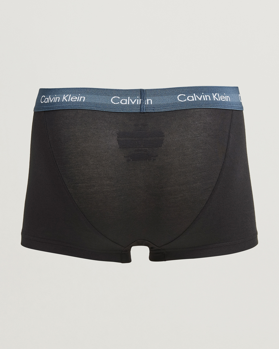 Mies |  | Calvin Klein | Cotton Stretch 3-Pack Low Rise Trunk Black