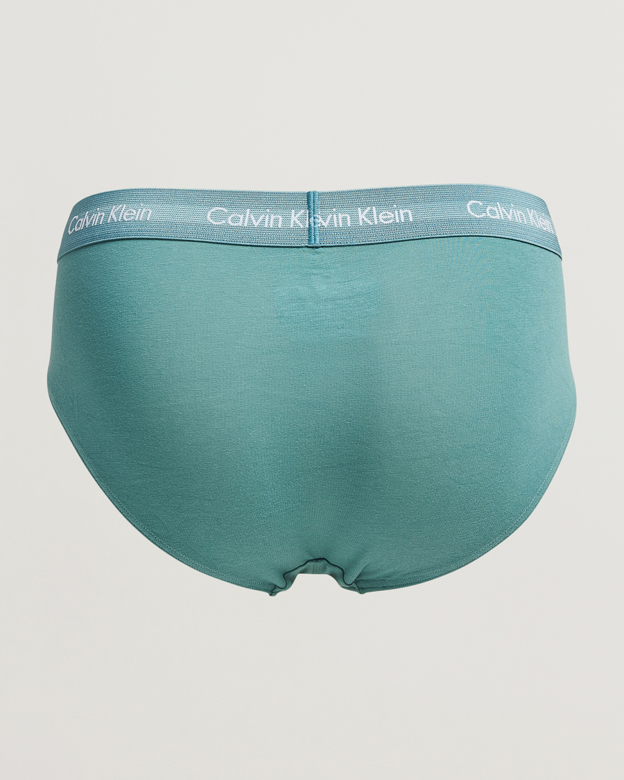 Mies |  | Calvin Klein | Cotton Stretch Hip Breif 3-Pack Black/Grey/Green