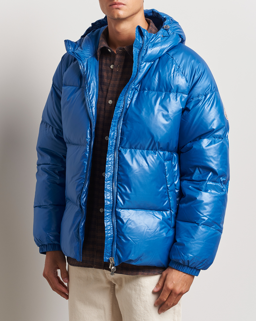 Mies |  | Pyrenex | Sten Hooded Puffer Jacket Adriatic