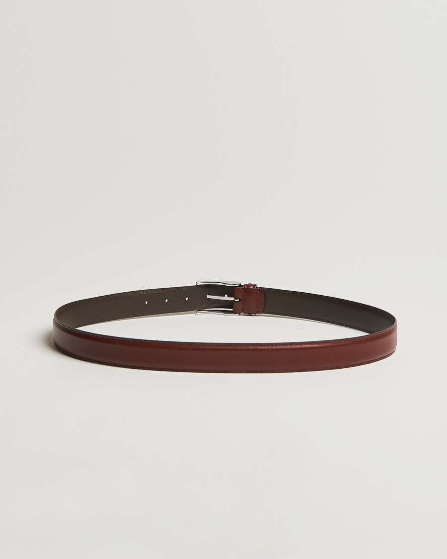 Mies |  | Anderson\'s | Leather Suit Belt 3 cm Brown