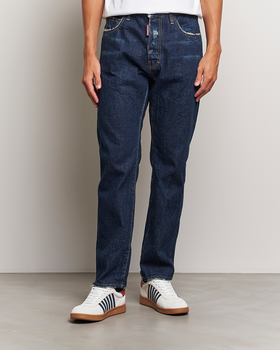 Mies | Uudet tuotekuvat | Dsquared2 | 642 Loose Jeans Dark Blue