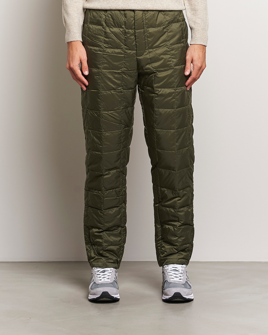 Mies |  | TAION | Regular Straight Down Pants Dark Olive