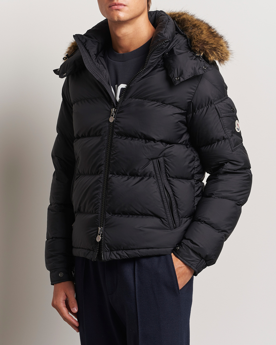 Mies |  | Moncler | Maya Faux Fur Jacket Black