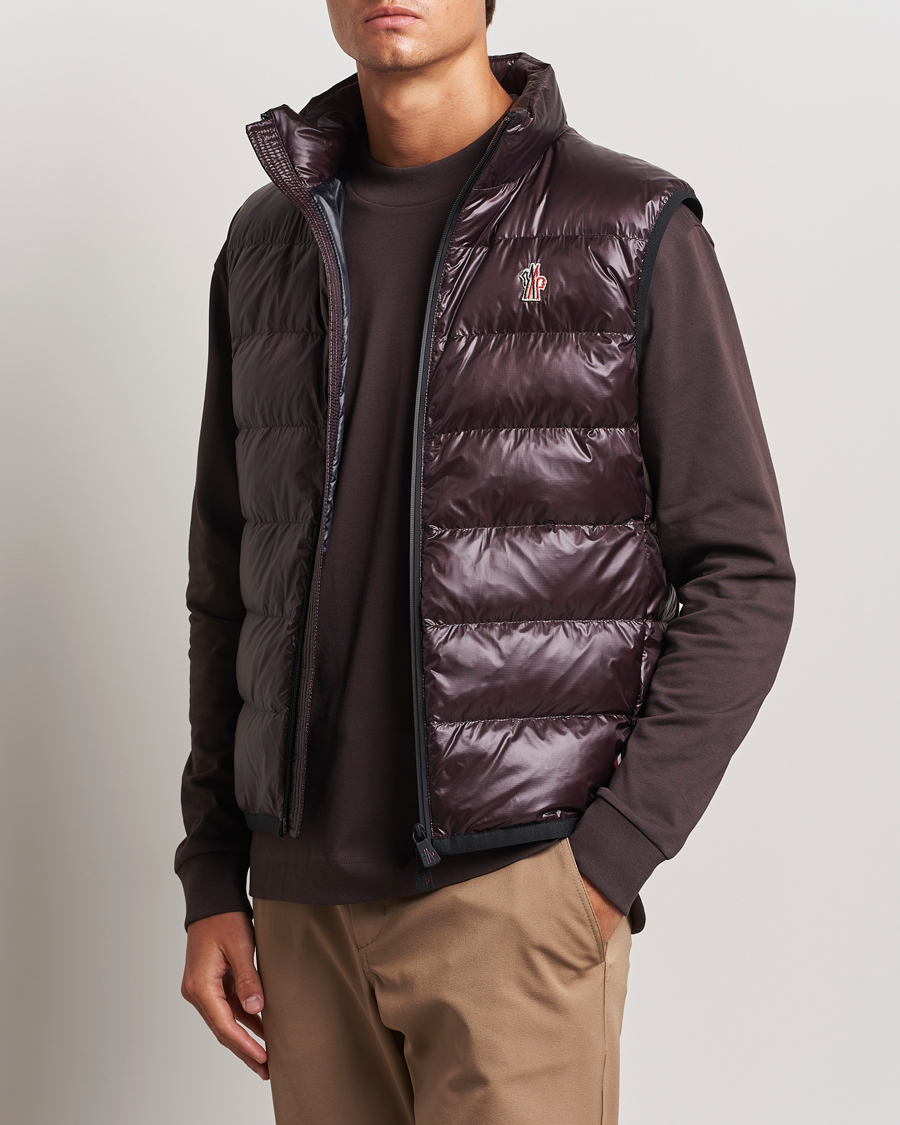 Mies |  | Moncler Grenoble | Down Vest Brown