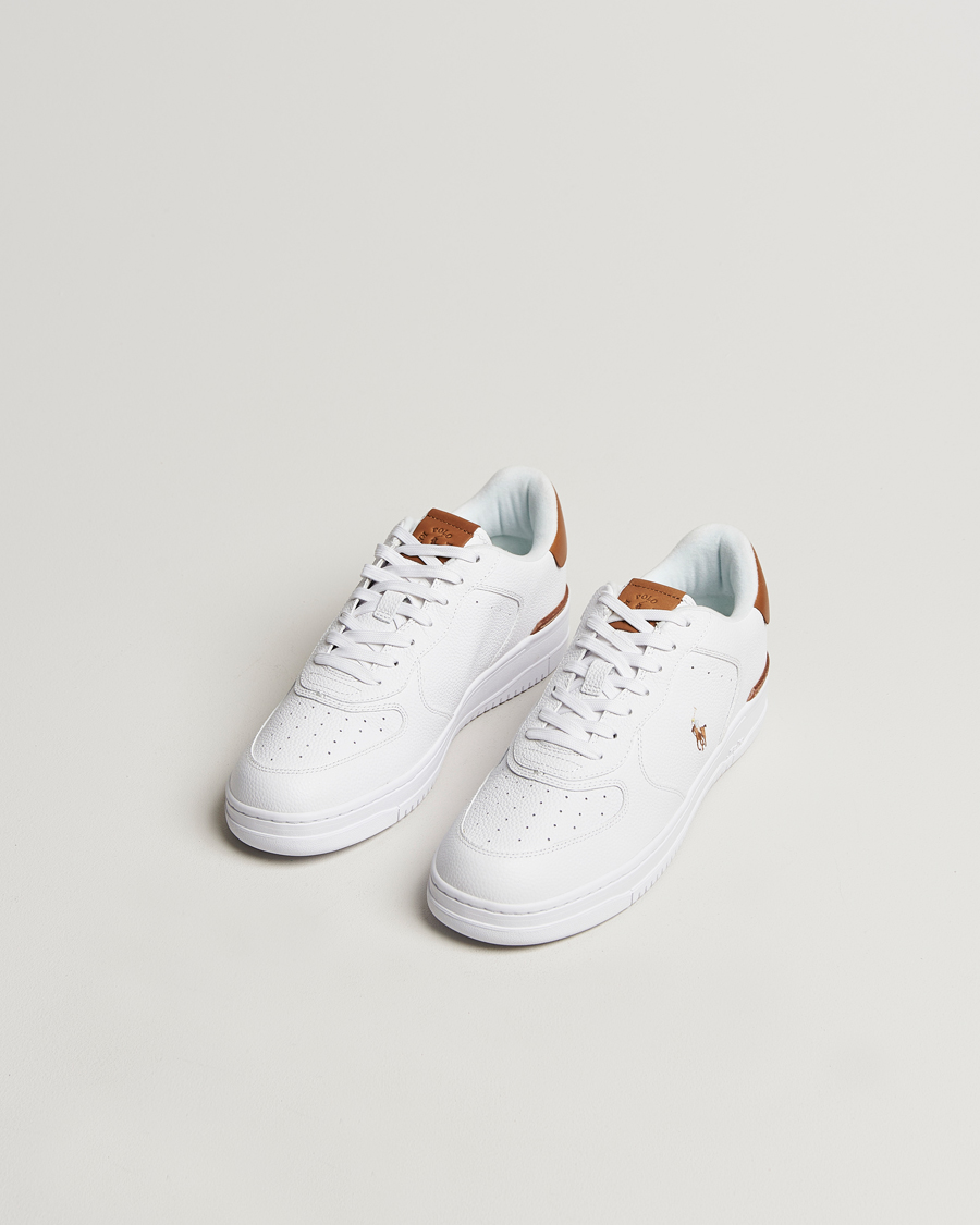Mies |  | Polo Ralph Lauren | Masters Court Sneaker White/Tan Multi PP