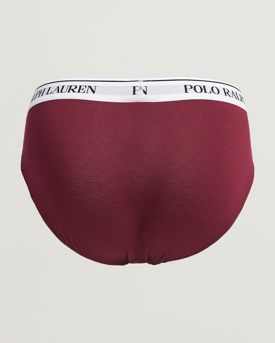 Mies |  | Polo Ralph Lauren | 3-Pack Brief Damson Red/Black/Fairway Green