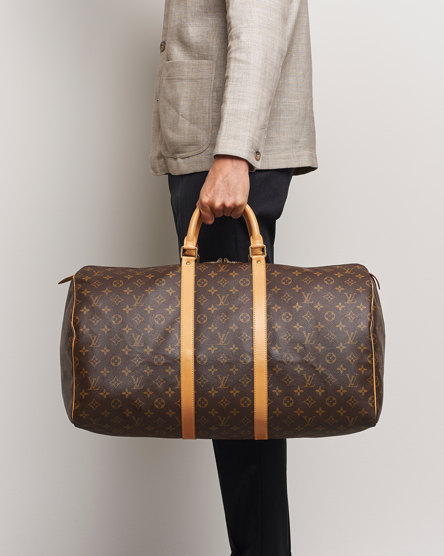 Mies | Pre-owned Asusteet | Louis Vuitton Pre-Owned | Keepall 55 Bag Monogram 