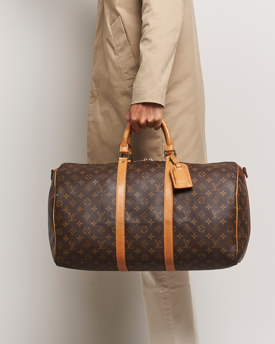 Mies | Pre-Owned & Vintage Bags | Louis Vuitton Pre-Owned | Keepall Bandoulière 50 Bag Monogram 