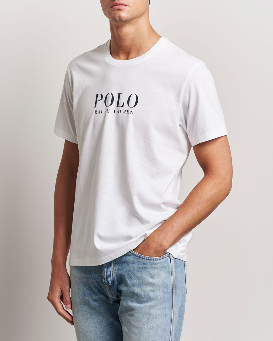Mies |  | Polo Ralph Lauren | Logo Cotton Jersey Sleep T-Shirt White
