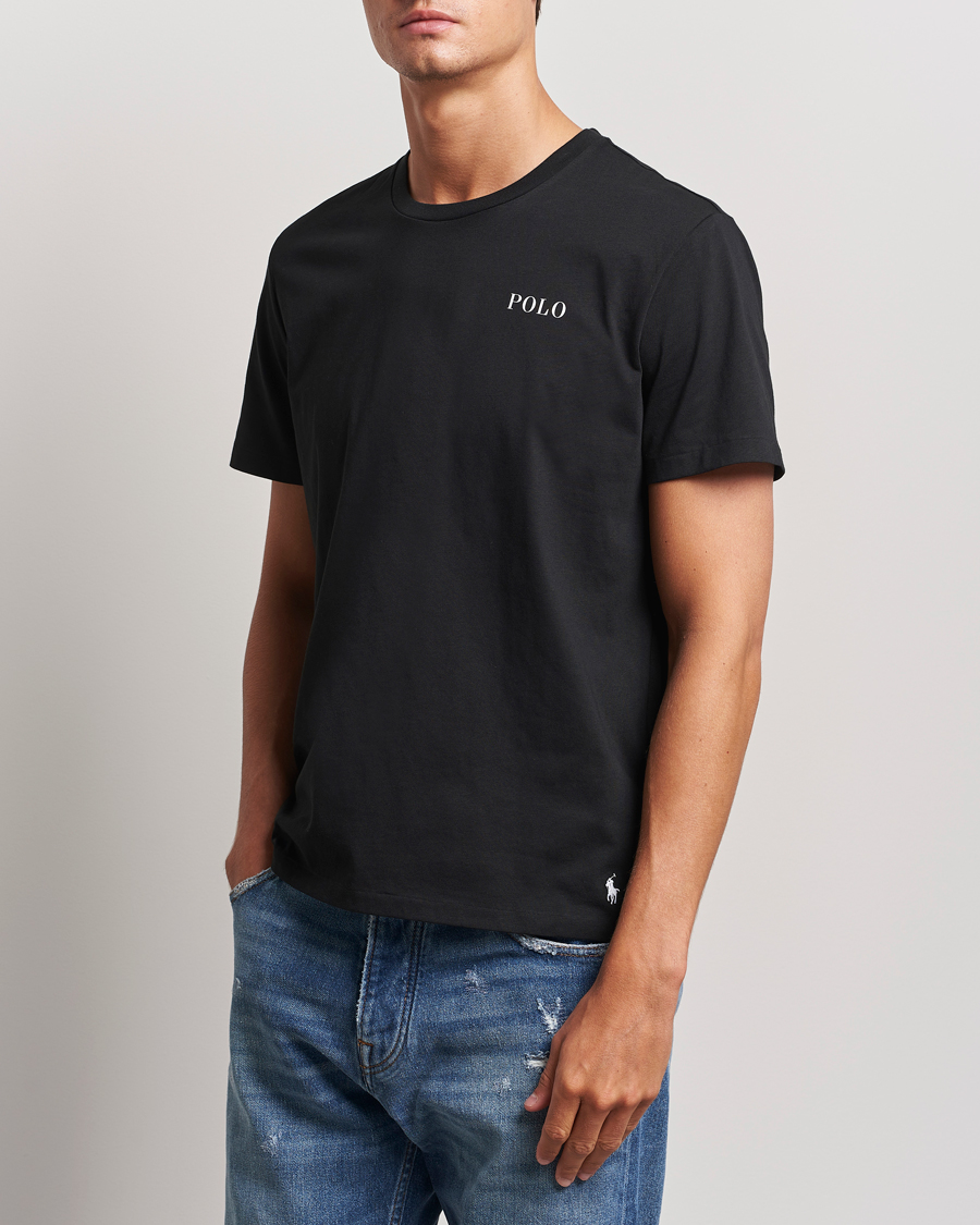 Mies |  | Polo Ralph Lauren | Logo Cotton Jersey Sleep T-Shirt Black