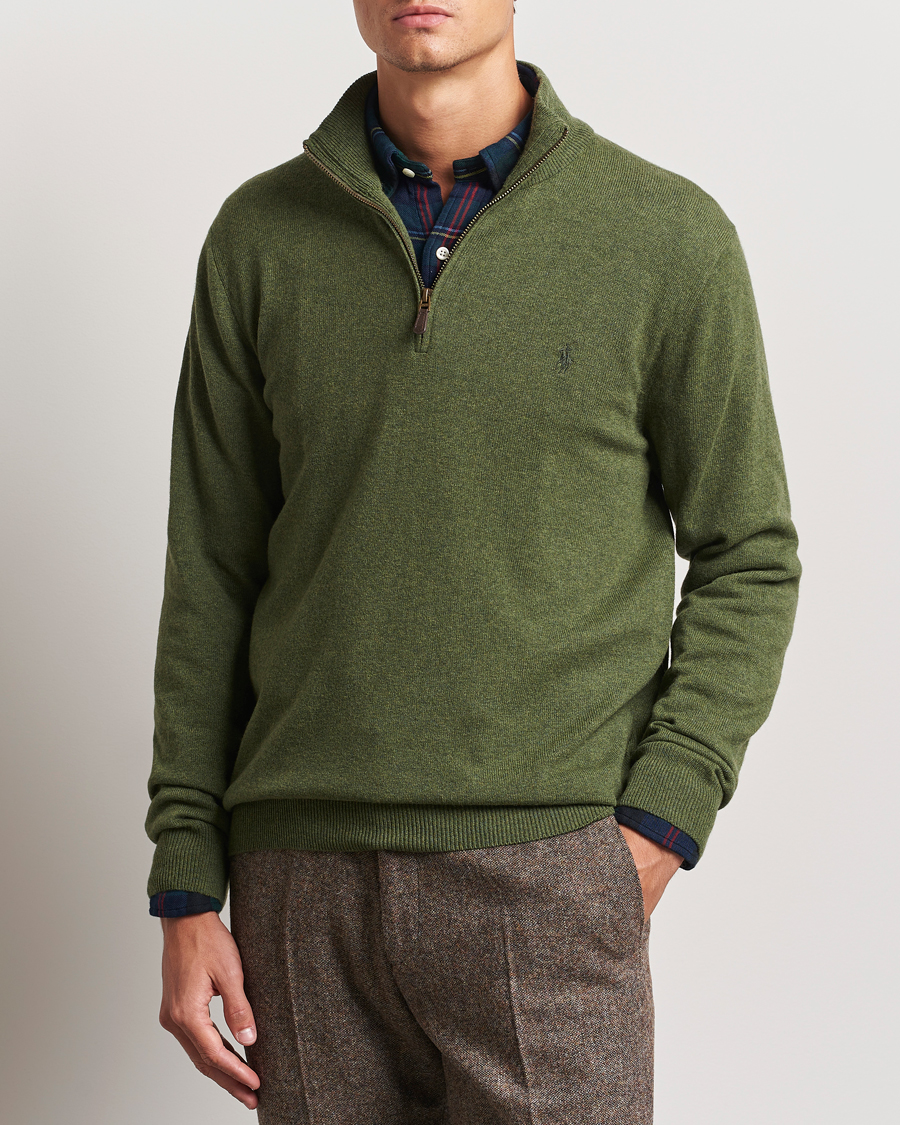 Mies |  | Polo Ralph Lauren | Merino Half-Zip Sweater Classic Olive Heather