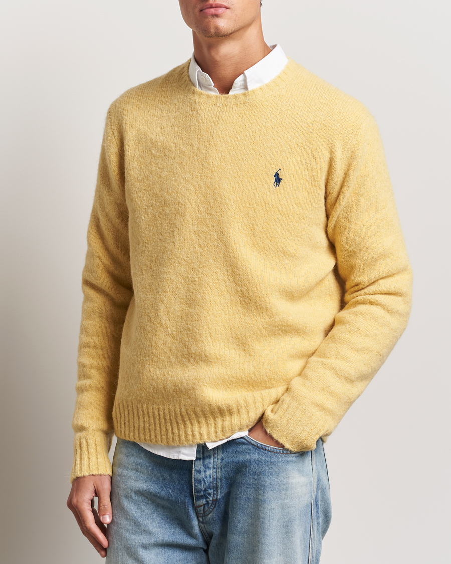 Mies |  | Polo Ralph Lauren | Alpaca Crew Neck Sweater Shetland Yellow