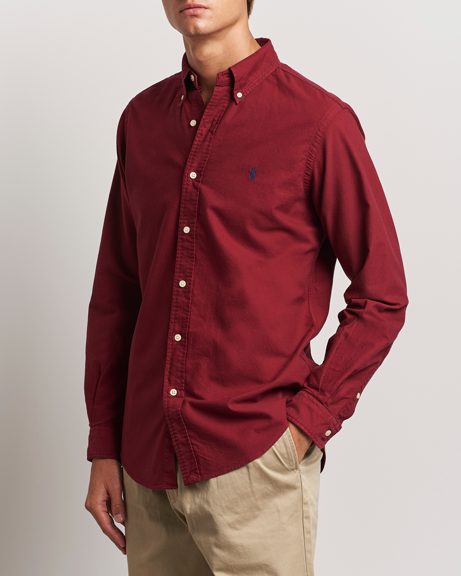 Mies |  | Polo Ralph Lauren | Custom Slim Fit Oxford Shirt Red Carpet