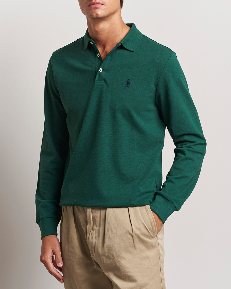 Mies |  | Polo Ralph Lauren | Custom Slim Fit Long Sleeve Polo Vintage Pine