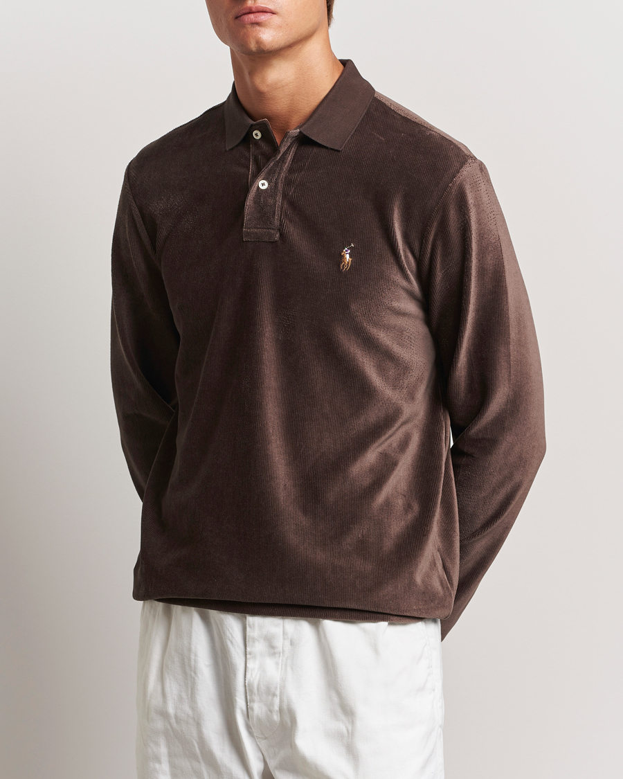 Mies |  | Polo Ralph Lauren | Corduroy Long Sleeve Polo Circuit Brown