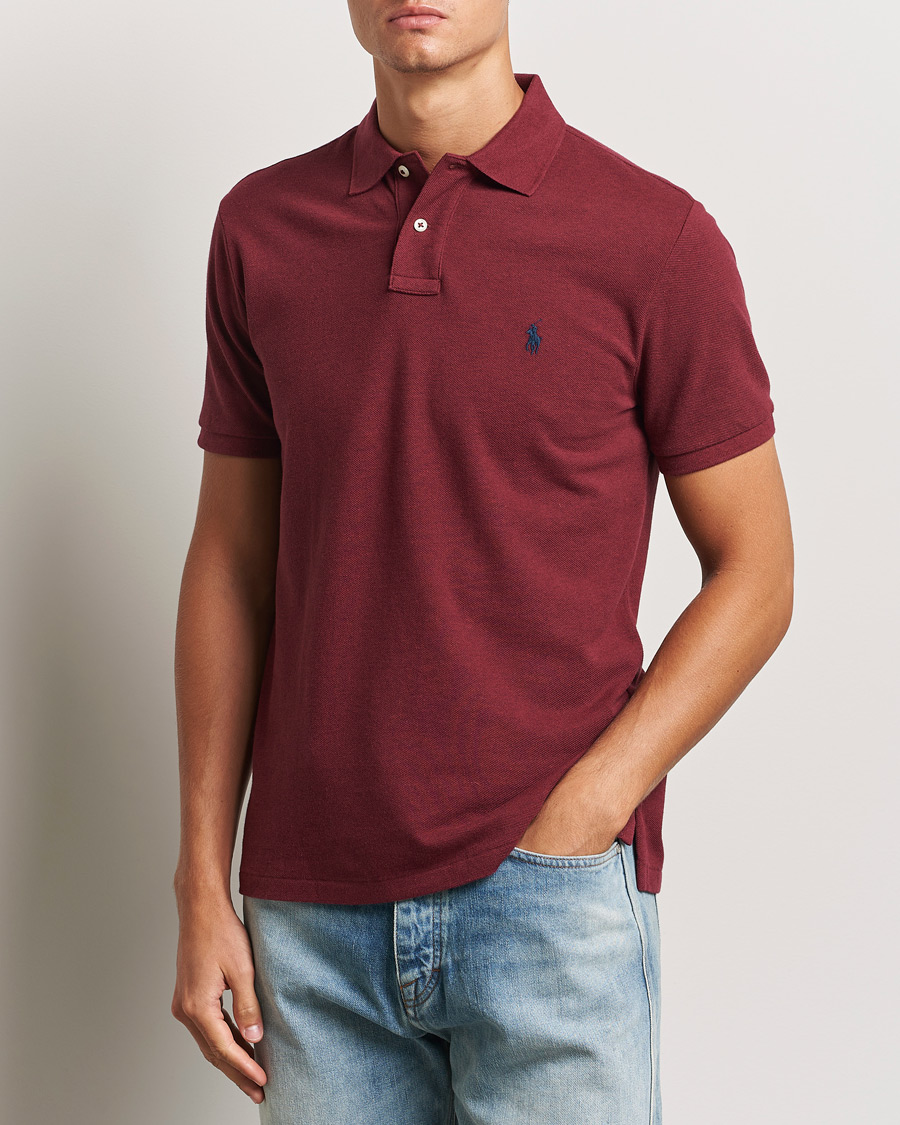 Mies |  | Polo Ralph Lauren | Custom Slim Fit Polo Vintage Port Heather