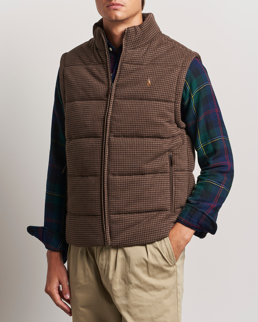 Mies |  | Polo Ralph Lauren | Quilted Vest Cedar Heather Dogtooth