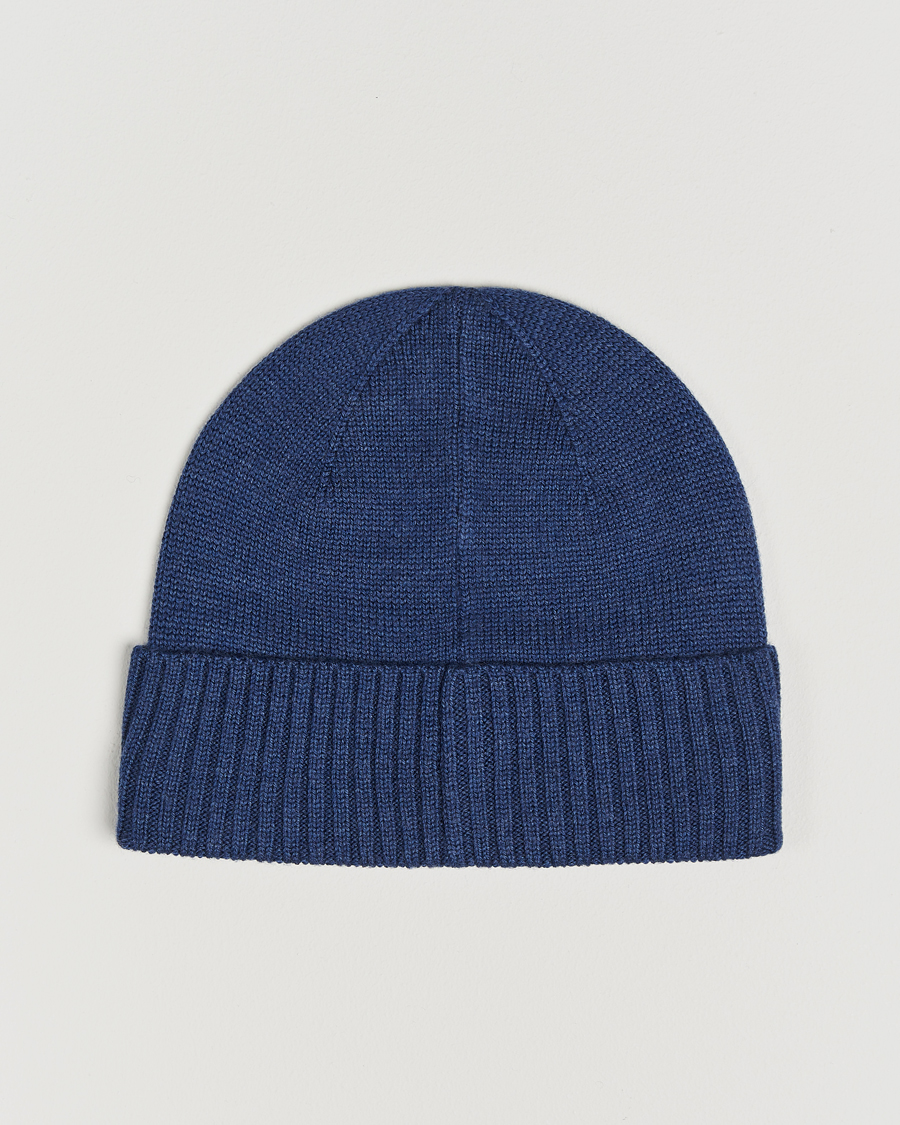 Mies |  | Polo Ralph Lauren | Merino Beanie Rustic Navy Heather