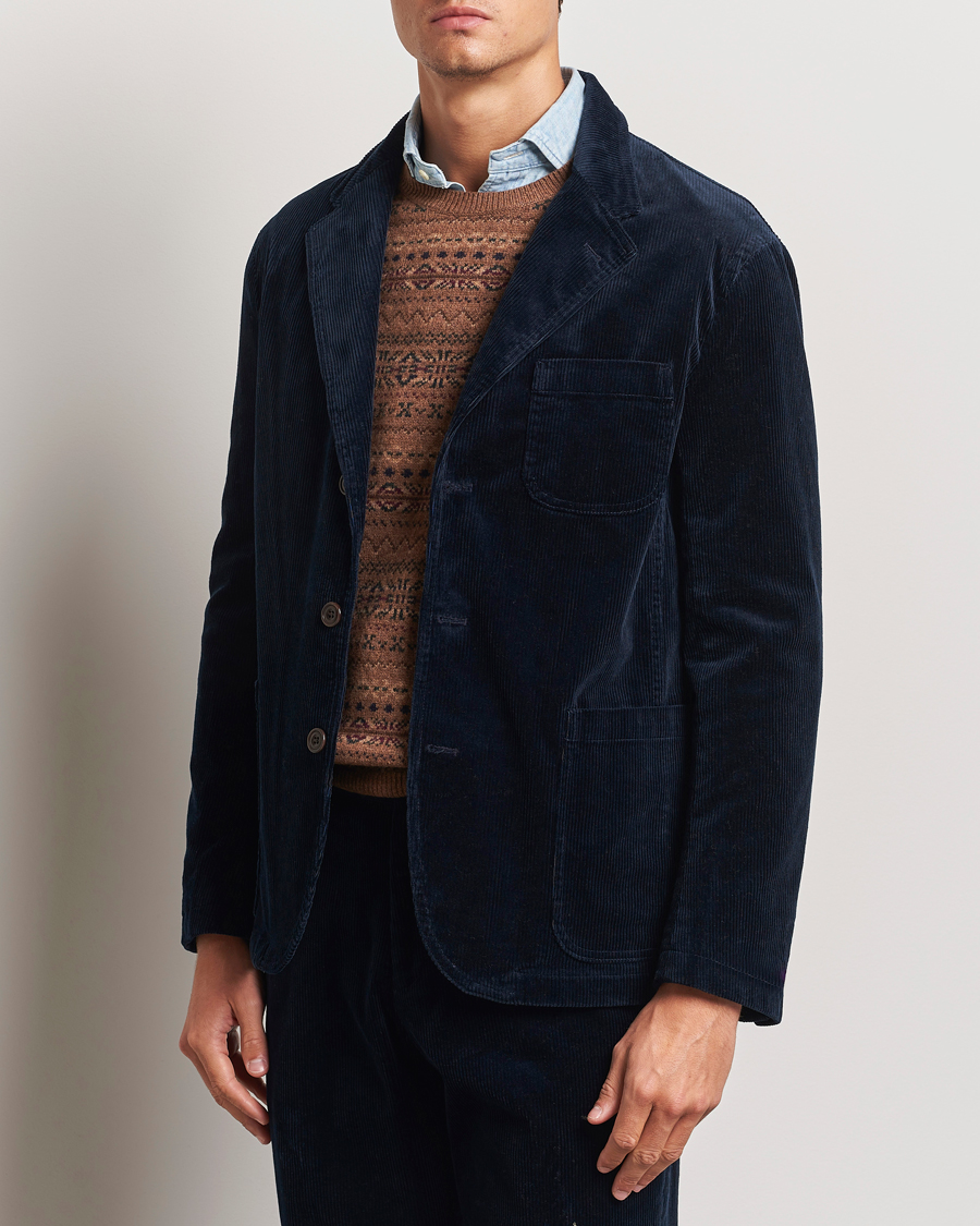 Mies |  | Polo Ralph Lauren | Corduroy Stretch Blazer Aviator Navy