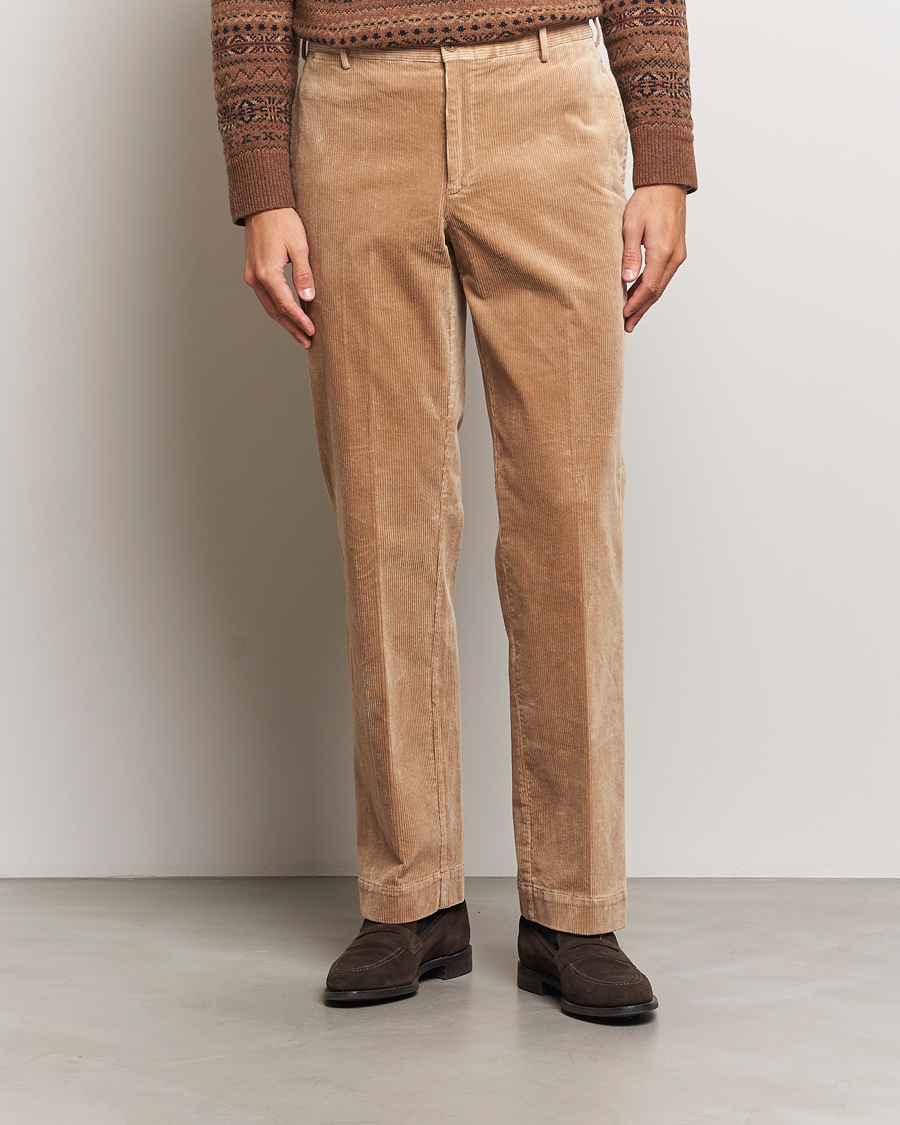 Mies |  | Polo Ralph Lauren | Corduroy Pleated Trousers Hazelnut