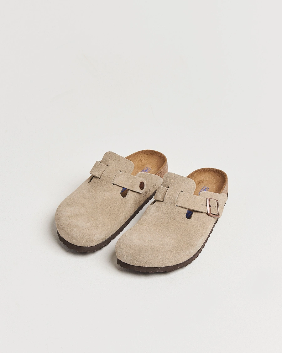 Mies |  | BIRKENSTOCK | Woman Boston Soft Footbed Taupe Suede