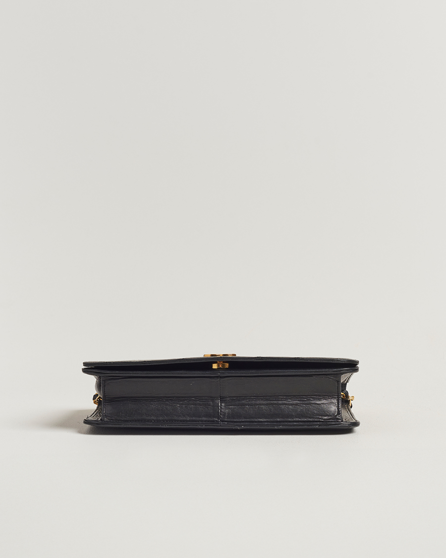 Mies | Chanel Pre-Owned Single Full Flap Bag Black Lambskin | Chanel Pre-Owned | Single Full Flap Bag Black Lambskin