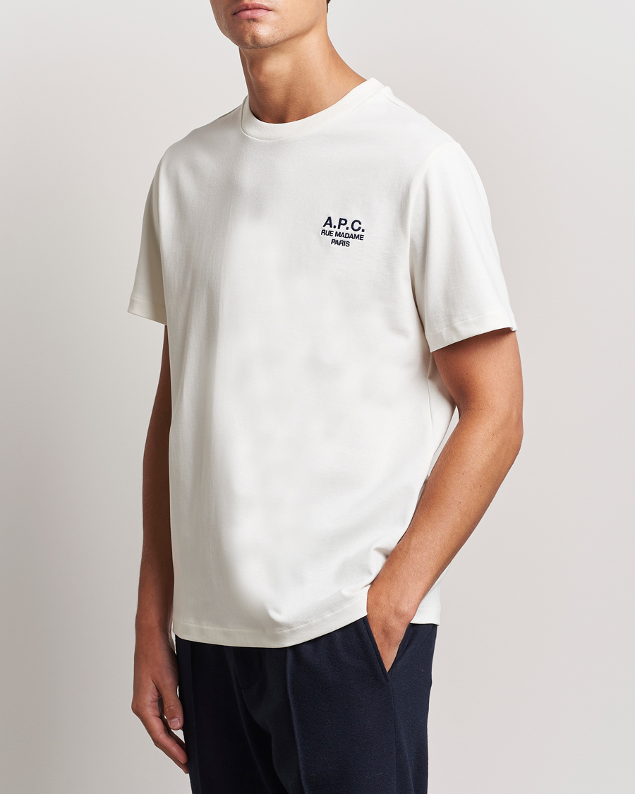 Mies | Lyhythihaiset t-paidat | A.P.C. | Rue Madame T-Shirt White
