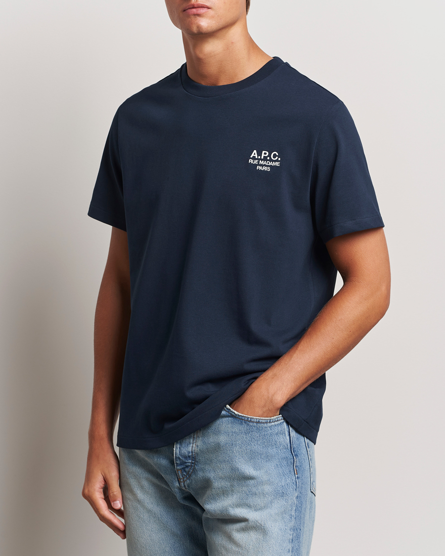 Mies |  | A.P.C. | Rue Madame T-Shirt Dark Navy