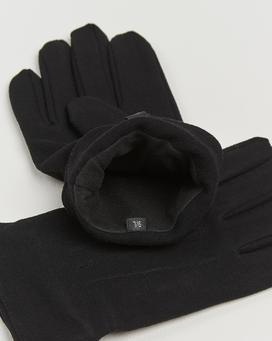 Mies | Käsineet | Amanda Christensen | Lined Wool Gloves Black