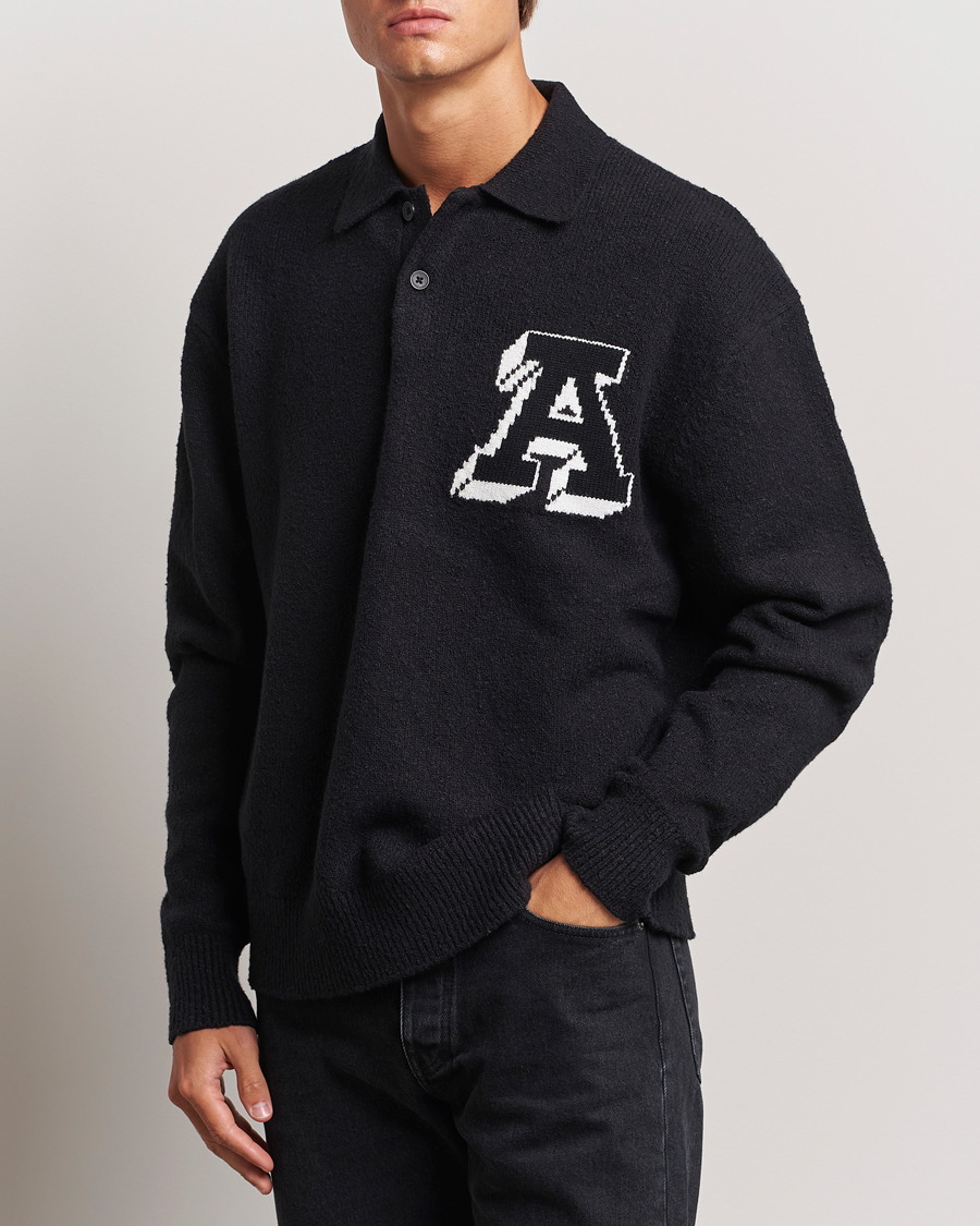 Mies |  | Axel Arigato | Team Polo Sweater Black