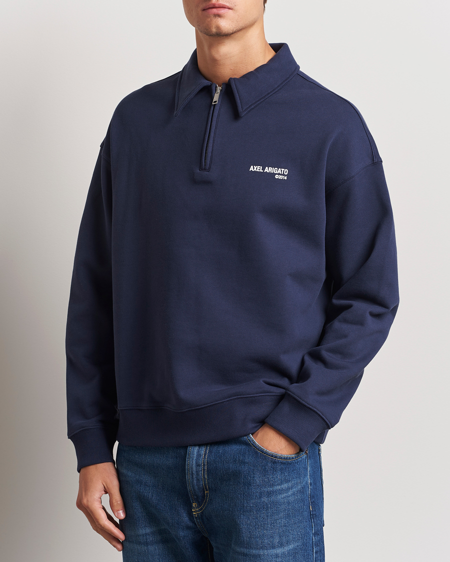 Mies |  | Axel Arigato | Remi Half Zip Sweater Navy